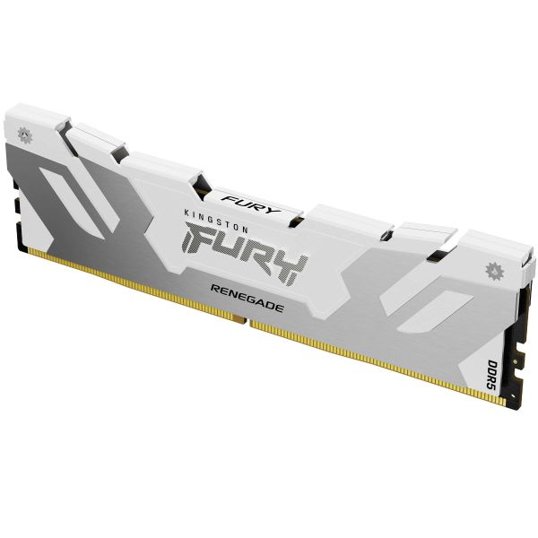Kingston Technology FURY 24GB 8000MT/s DDR5 CL38 DIMM Renegade White (KF580C38RW-24)
