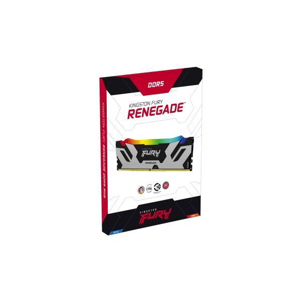 Kingston Technology FURY 48GB 8000MT/s DDR5 CL38 DIMM (set van 2) Renegade RGB White (KF580C38RWAK2-48)