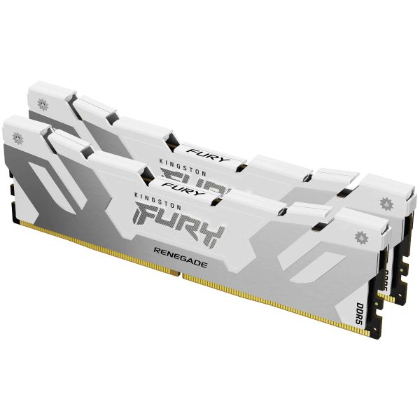 Kingston Technology FURY 48GB 8000MT/s DDR5 CL38 DIMM (set van 2) Renegade White (KF580C38RWK2-48) Kingston Technology FURY 48GB 8000MT/s DDR5 CL38 DIMM (set van 2) Renegade White (KF580C38RWK2-48)