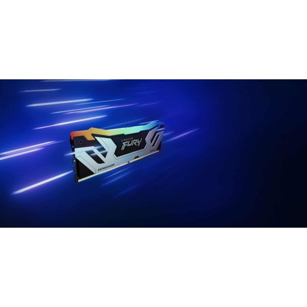 Kingston Technology FURY 24GB 8800MT/s DDR5 CL42 CUDIMM Renegade RGB Silver (KF588CU42RSA-24)