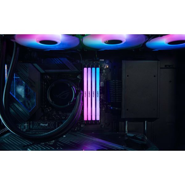Kingston Technology FURY 48GB 8800MT/s DDR5 CL42 CUDIMM (set van 2) Renegade RGB Silver (KF588CU42RSAK2-48)