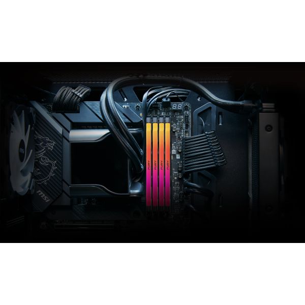 Kingston Technology FURY 48GB 8800MT/s DDR5 CL42 CUDIMM (set van 2) Renegade RGB Silver (KF588CU42RSAK2-48)