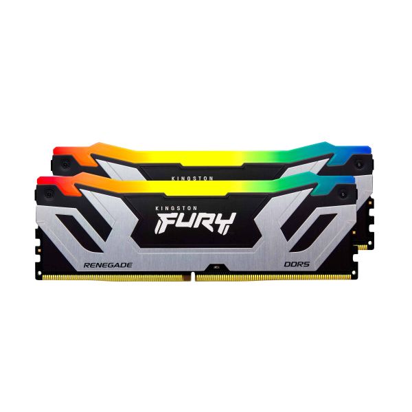 Kingston Technology FURY 48GB 8800MT/s DDR5 CL42 CUDIMM (set van 2) Renegade RGB Silver (KF588CU42RSAK2-48)