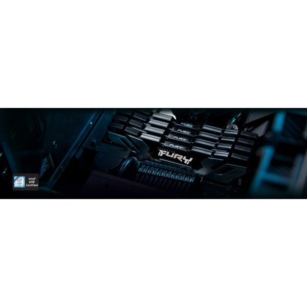 Kingston Technology FURY 48GB 8800MT/s DDR5 CL42 CUDIMM (set van 2) Renegade Silver (KF588CU42RSK2-48) Kingston Technology FURY 48GB 8800MT/s DDR5 CL42 CUDIMM (set van 2) Renegade Silver (KF588CU42RSK2-48)