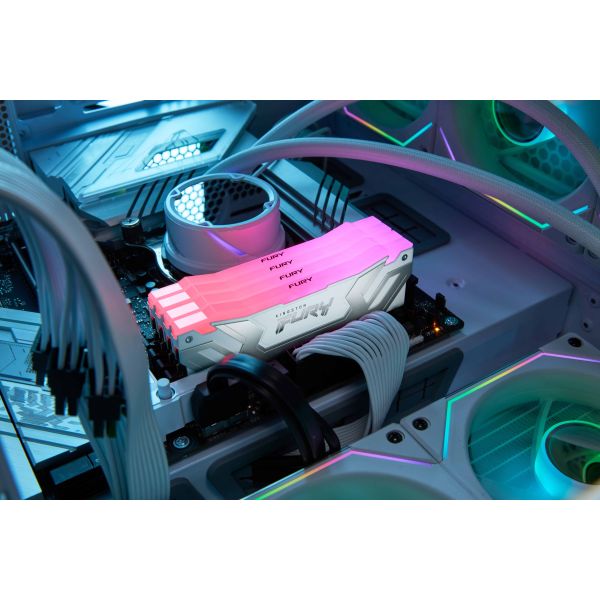 Kingston Technology FURY 24GB 8800MT/s DDR5 CL42 CUDIMM Renegade RGB White (KF588CU42RWA-24)