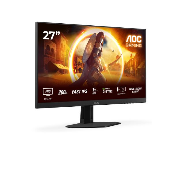 AOC G4 27G4HRE computer monitor 68,6 cm (27") 1920 x 1080 Pixels Full HD LED Zwart, Rood (27G4HRE) AOC G4 27G4HRE computer monitor 68,6 cm (27") 1920 x 1080 Pixels Full HD LED Zwart, Rood (27G4HRE)