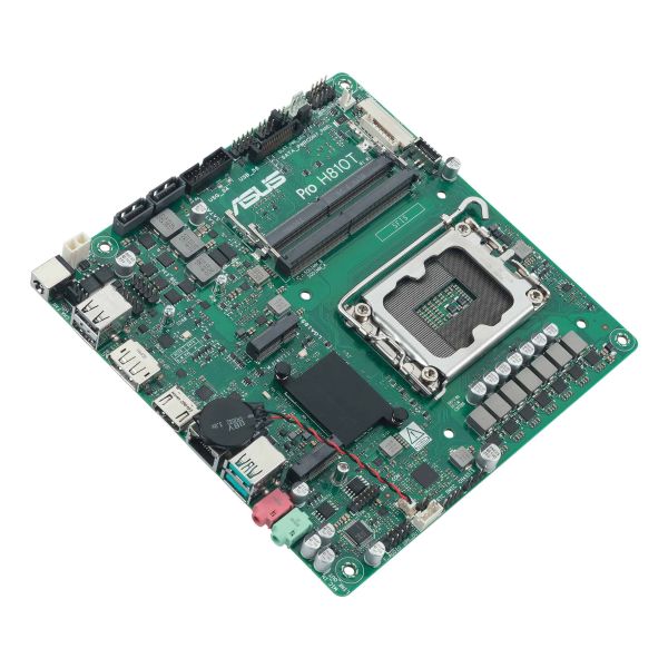 ASUS Pro H810T-CSM Intel H810 LGA 1851 (Socket V1) Thin Mini ITX (90MB1LGM-M0EAYC)