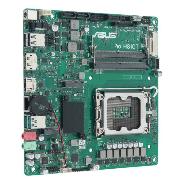 ASUS Pro H810T-CSM Intel H810 LGA 1851 (Socket V1) Thin Mini ITX (90MB1LGM-M0EAYC)