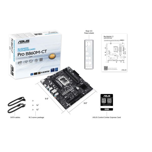 ASUS PRO B860M-CT-CSM Intel B860 LGA 1851 (Socket V1) micro ATX (90MB1MBP-M0EAYC)