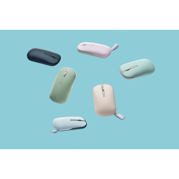 ASUS Marshmallow Mouse MD100 muis Kantoor Ambidextrous RF-draadloos + Bluetooth Optisch 1600 DPI (90XB07A0-BMU0F0)
