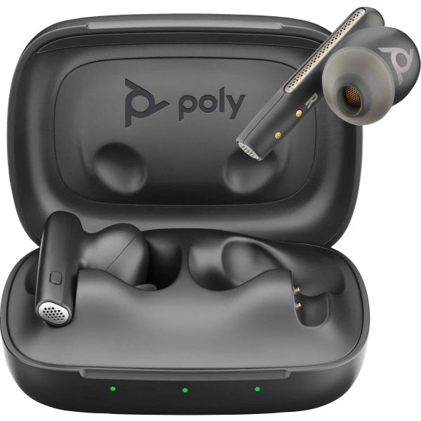 POLY Voyager Free 60 UC Carbon Black Earbuds + BT700 USB-A-adapter + oplaadcase basis (220756-01) POLY Voyager Free 60 UC Carbon Black Earbuds + BT700 USB-A-adapter + oplaadcase basis (220756-01)