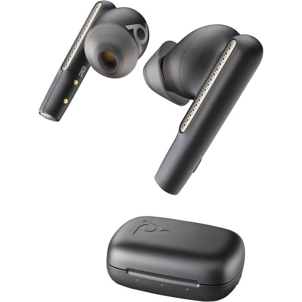 POLY Voyager Free 60 UC Carbon Black Earbuds + BT700 USB-A-adapter + oplaadcase basis (220756-01)