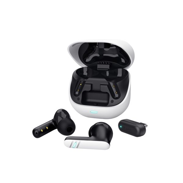 Trust GXT 409 Oxxie Headset True Wireless Stereo (TWS) In-ear Gamen Bluetooth Wit (25478)
