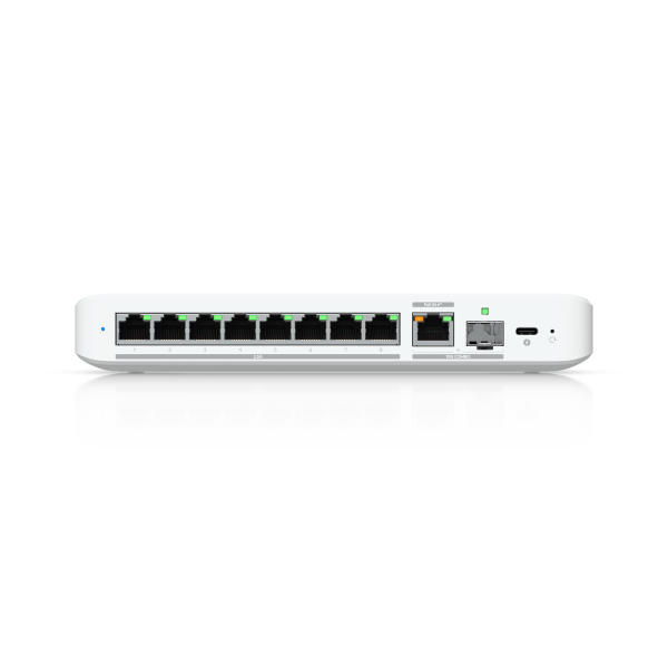 Ubiquiti UniFi Flex 2.5G - Switch - managed - 8 x 2.5GBase-T + 1 x 10Gb Ethernet + 1 x 10Gb Ethernet SFP+ (USW-FLEX-2.5G-8-EU) (USW-FLEX-2.5G-8-EU)