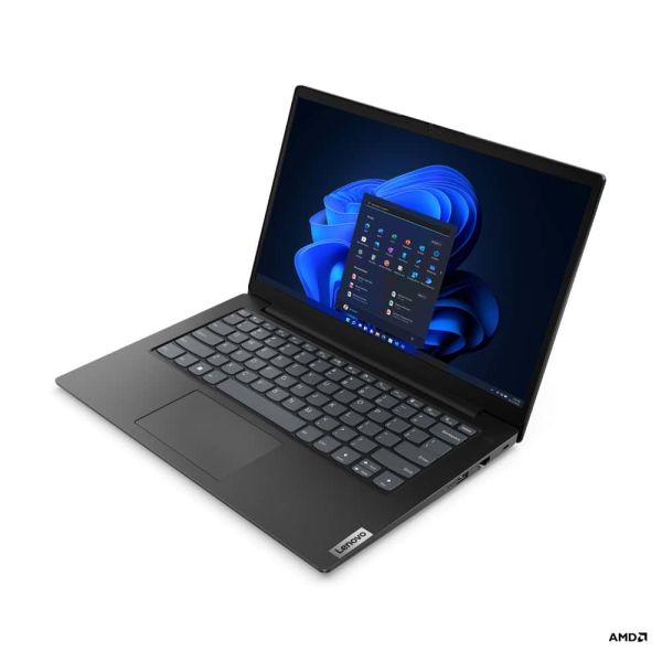 Lenovo V V14 7520U Notebook 35,6 cm (14") Full HD AMD Ryzen™ 5 8 GB LPDDR5-SDRAM 256 GB SSD Wi-Fi 5 (802.11ac) Windows 11 Pro Zwart (82YT00M3MH)