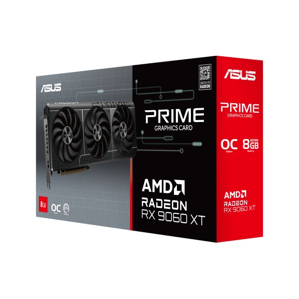 ASUS Prime -RX9060XT-O8G AMD Radeon RX 9060 XT 8 GB GDDR6 (90YV0MI0-M0NA00) ASUS Prime -RX9060XT-O8G AMD Radeon RX 9060 XT 8 GB GDDR6 (90YV0MI0-M0NA00)