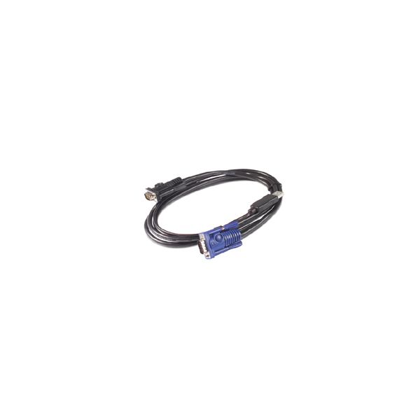 APC AP5257 toetsenbord-video-muis (kvm) kabel Zwart 3,66 m (APF8896ID-BLU02)