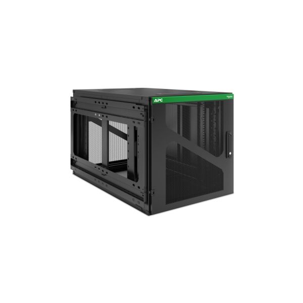 APC NetShelter WX AR112SM - 19inch Wand patchkast, 12U/HE, 800MM diep, Zijmontage, Gemonteerd (APF8896ID-RED02)