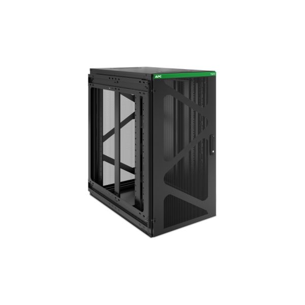 APC NetShelter WX AR124SM - 19inch Wand patchkast, 24U/HE, 800MM diep, Zijmontage, Gemonteerd (APF8953D-00001)