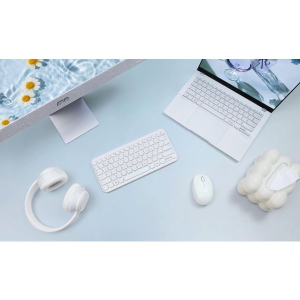 ASUS Fragrance Mouse MD101 muis Thuis Ambidextrous RF-draadloos + Bluetooth Optisch 2400 DPI (90XB08U0-BMU010)