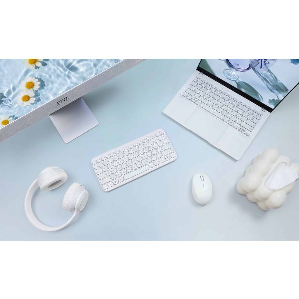 ASUS Fragrance Mouse MD101 muis Thuis Ambidextrous RF-draadloos + Bluetooth Optisch 2400 DPI (90XB08U0-BMU010)