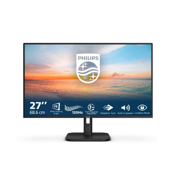 Philips 27E1N1200A/00 computer monitor 68,6 cm (27") 1920 x 1080 Pixels Full HD LCD Zwart (27E1N1200A/00)