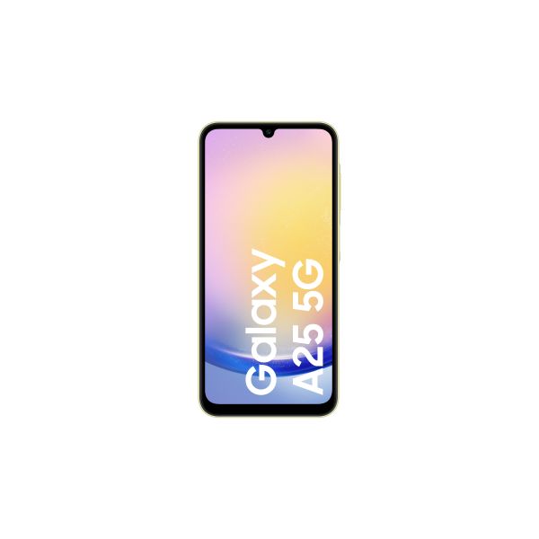 Samsung Galaxy A25 5G SM-A256B 16,5 cm (6.5") Dual SIM Android 14 USB Type-C 6 GB 128 GB 5000 mAh Geel (SM-A256BZYDEUB) Samsung Galaxy A25 5G SM-A256B 16,5 cm (6.5") Dual SIM Android 14 USB Type-C 6 GB 128 GB 5000 mAh Geel (SM-A256BZYDEUB)