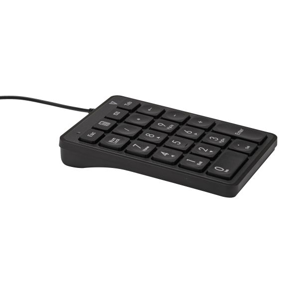 V7 KP350 numeriek toetsenbord Laptop/pc USB Zwart (KP350)