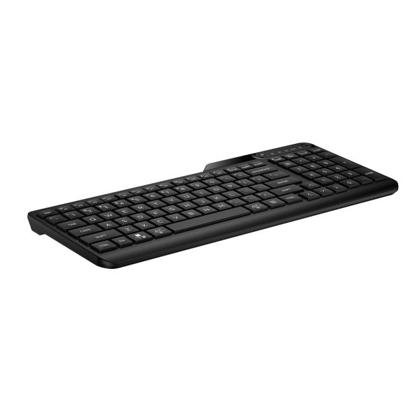 HP 475 Dual-Mode WL KBD EMEA-INTL English Loc-Euro plug toetsenbord Zwart (7N7B9UT#ABB)