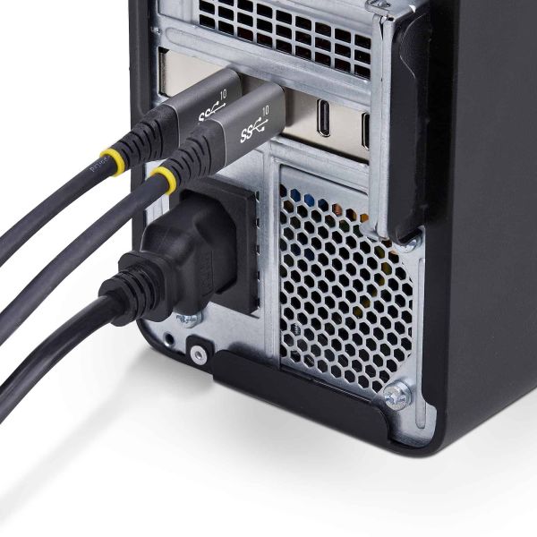 StarTech.com 4-Port USB-C PCIe Kaart, USB 3.2 10Gbps, USB Type-C PCI Express Uitbreidingskaart, 4x Onafhankelijke USB Controllers, Windows/Linux/macOS, TAA-Compliant (P10Q4C-USB-CARD-LP)