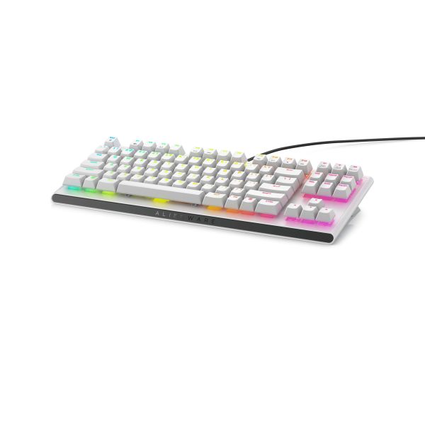 Alienware AW420K toetsenbord Gamen USB QWERTY US International Wit (AW420K-W-WW)
