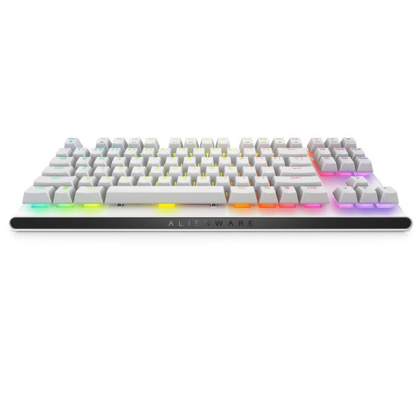 Alienware AW420K toetsenbord Gamen USB QWERTY US International Wit (AW420K-W-WW)