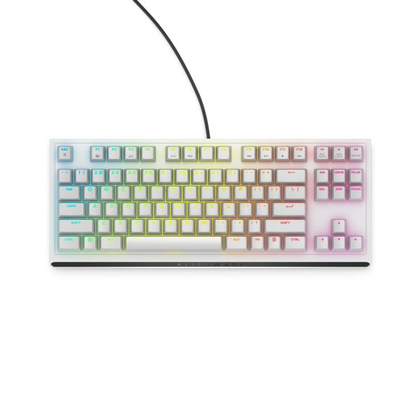 Alienware AW420K toetsenbord Gamen USB QWERTY US International Wit (AW420K-W-WW)