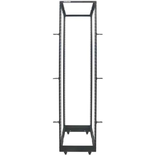 Intellinet 19" open frame rack, 45U, 4-post, bouwpakket, max. 360 kg draagvermogen, zwart (714259) Intellinet 19" open frame rack, 45U, 4-post, bouwpakket, max. 360 kg draagvermogen, zwart (714259)