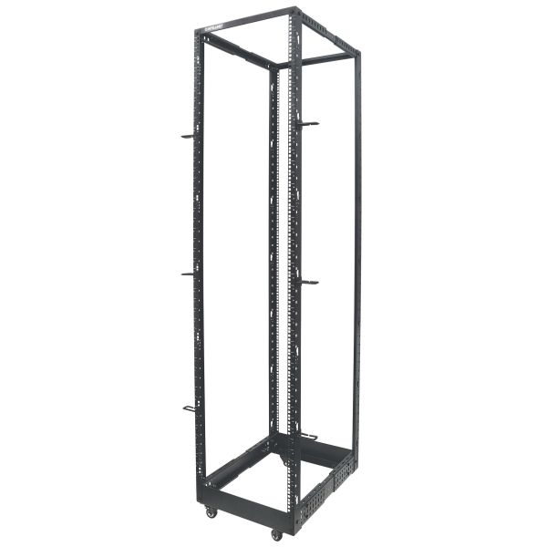 Intellinet 19" open frame rack, 45U, 4-post, bouwpakket, max. 360 kg draagvermogen, zwart (714259) Intellinet 19" open frame rack, 45U, 4-post, bouwpakket, max. 360 kg draagvermogen, zwart (714259)