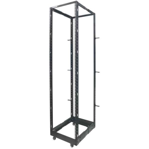 Intellinet 19" open frame rack, 45U, 4-post, bouwpakket, max. 360 kg draagvermogen, zwart (714259) Intellinet 19" open frame rack, 45U, 4-post, bouwpakket, max. 360 kg draagvermogen, zwart (714259)