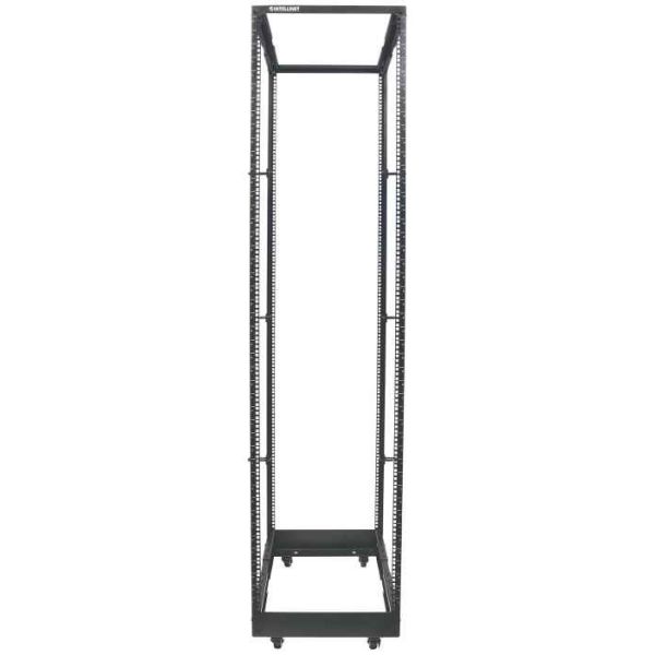 Intellinet 19" open frame rack, 45U, 4-post, bouwpakket, max. 360 kg draagvermogen, zwart (714259) Intellinet 19" open frame rack, 45U, 4-post, bouwpakket, max. 360 kg draagvermogen, zwart (714259)