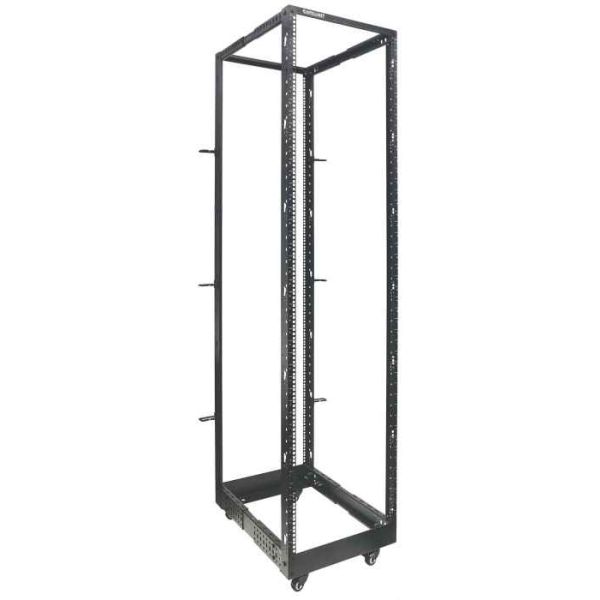 Intellinet 19" open frame rack, 45U, 4-post, bouwpakket, max. 360 kg draagvermogen, zwart (714259) Intellinet 19" open frame rack, 45U, 4-post, bouwpakket, max. 360 kg draagvermogen, zwart (714259)