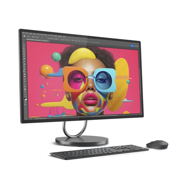 Lenovo Yoga AIO 32ILL10 Intel Core Ultra 7 258V 80 cm (31.5") 3840 x 2160 Pixels Alles-in-één-pc 32 GB LPDDR5x-SDRAM 1 TB SSD NVIDIA GeForce RTX 4050 Windows 11 Home Wi-Fi 7 (802.11be) Grijs (F0HX000GGE)