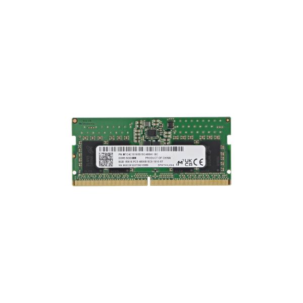 MICRON 8GB (1*8GB) 1RX16 PC5-38400B-S DDR5-4800MHZ SODIMM (MTC4C10163S1SC48BA1)
