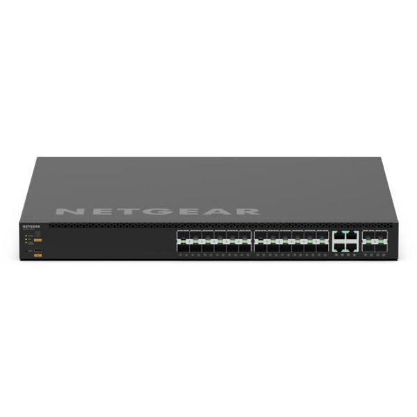 NETGEAR MSM4328F Managed L3 10G Ethernet (100/1000/10000) 1U Zwart (MSM4328F-100NES) NETGEAR MSM4328F Managed L3 10G Ethernet (100/1000/10000) 1U Zwart (MSM4328F-100NES)