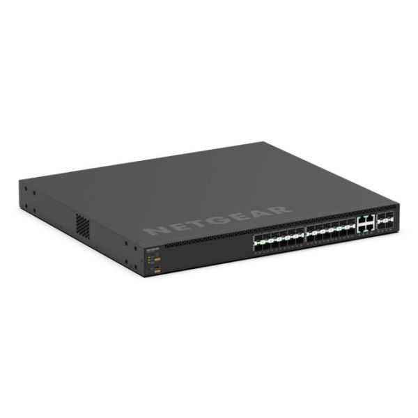 NETGEAR MSM4328F Managed L3 10G Ethernet (100/1000/10000) 1U Zwart (MSM4328F-100NES)