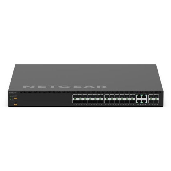 NETGEAR MSM4328F Managed L3 10G Ethernet (100/1000/10000) 1U Zwart (MSM4328F-100NES)