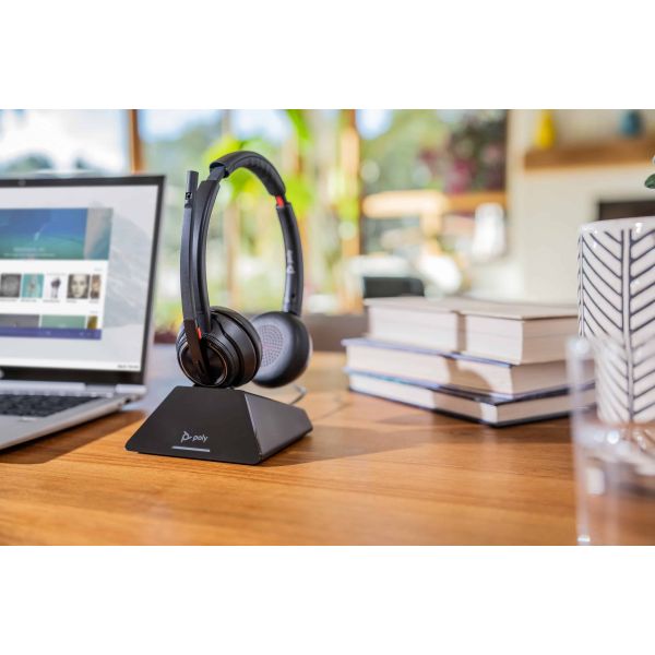 POLY Savi 8220 UC DECT 1880-1900 MHz USB-A Headset (209215-02)