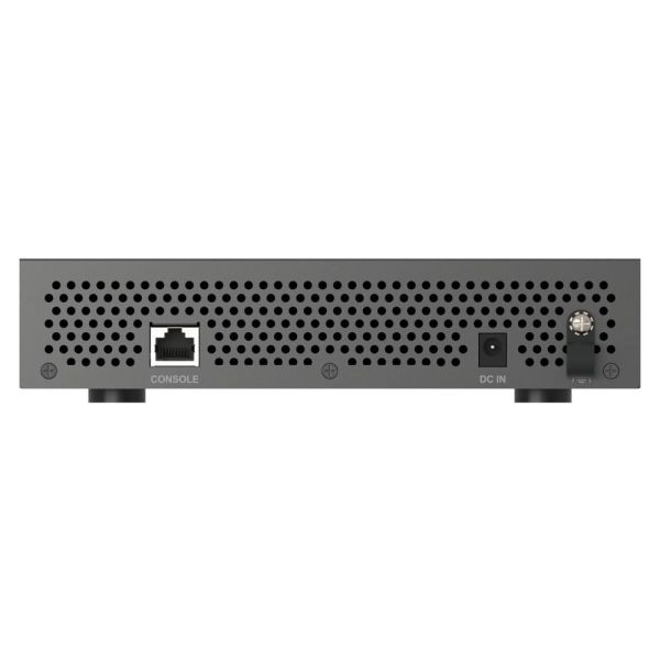 QNAP QSW-L3205-1C4T 4 Managed 10G Ethernet (100/1000/10000) Desktop Zwart (QSW-L3205-1C4T)