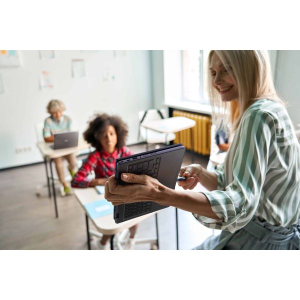 ASUS BR1104FTA-NS0228XA Intel® N N250 Hybride (2-in-1) 29,5 cm (11.6") Touchscreen HD 8 GB LPDDR5-SDRAM 128 GB SSD Wi-Fi 6E (802.11ax) Windows 11 Pro Education US International Grijs (90NX08S1-M007J0)