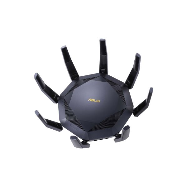ASUS RT-AX89X AX6000 AiMesh draadloze router Ethernet Dual-band (2.4 GHz / 5 GHz) Zwart (RT-AX89X) ASUS RT-AX89X AX6000 AiMesh draadloze router Ethernet Dual-band (2.4 GHz / 5 GHz) Zwart (RT-AX89X)