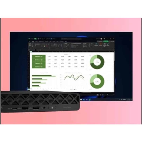 HP ProDesk 4 Mini G1i U5225T 16GB/512GB Intel Core Ultra 5 225T DDR5-SDRAM SSD Windows 11 Pro Mini PC AI PC Zwart (BY7A1ET#ABH)