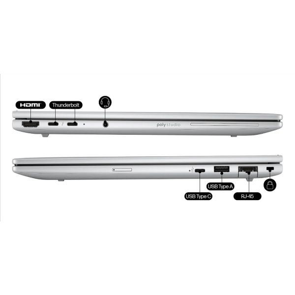 HP EliteBook 8 EliteBk8G1i14 U7 255H 14 16GB/512GB +SCR Intel Core Ultra 7 Laptop 35,6 cm (14") WUXGA DDR5-SDRAM SSD Wi-Fi 6E (802.11ax) Windows 11 Pro AI PC Zilver (C14ZTET#ABH)