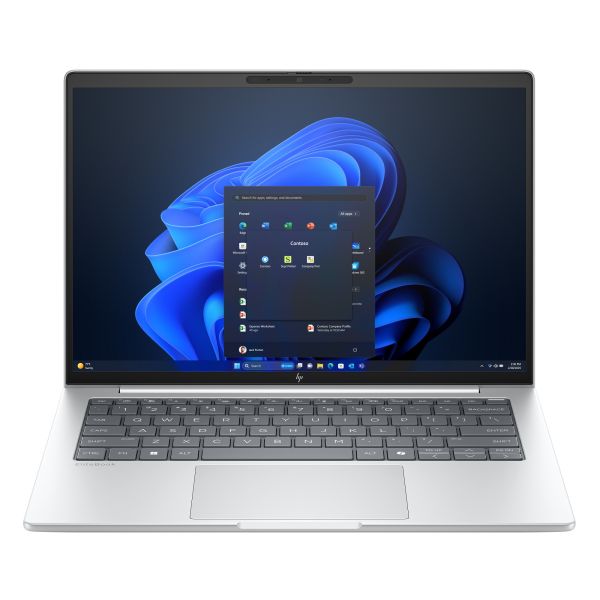 HP EliteBook 8 G1i AI Wolf Pro Security Edition Intel Core Ultra 7 255H Laptop 35,6 cm (14") WUXGA 16 GB DDR5-SDRAM 512 GB SSD Wi-Fi 6E (802.11ax) Windows 11 Pro AI PC Zilver (C14ZTET#ABH)